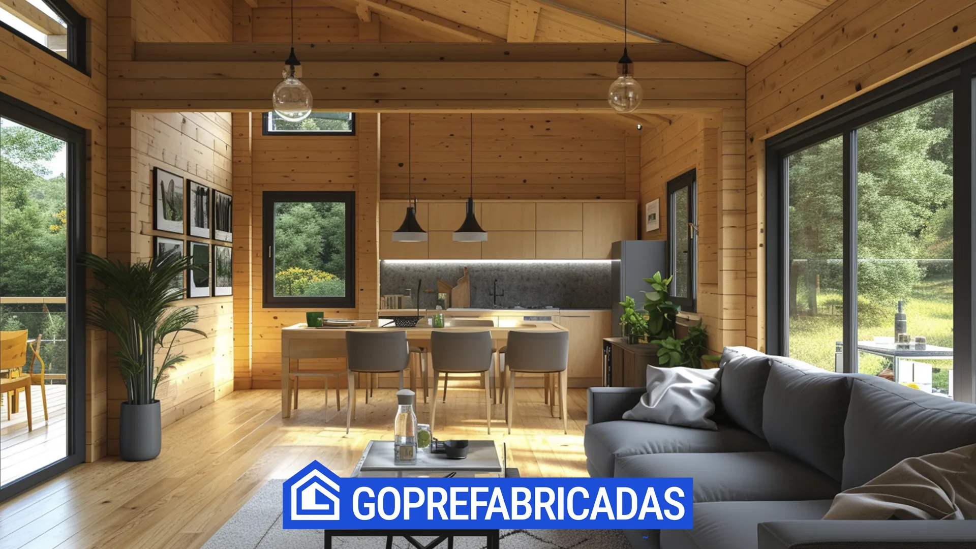 Cómo decorar una casa prefabricada por dentro